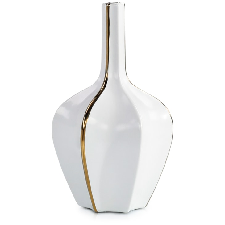 John-Richard Accessories & Botanicals Golden Stripe Vase, Large