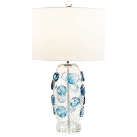 Cerulean Spots Table Lamp