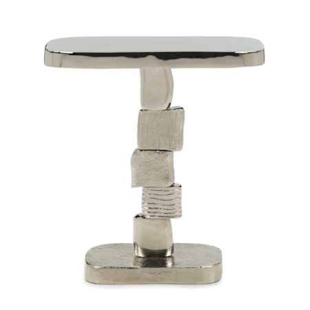 Modern Asymmetrical Cube End Table