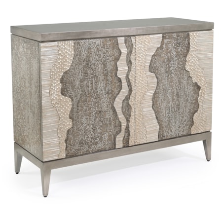 River's Edge Silver Textural Accent Chest
