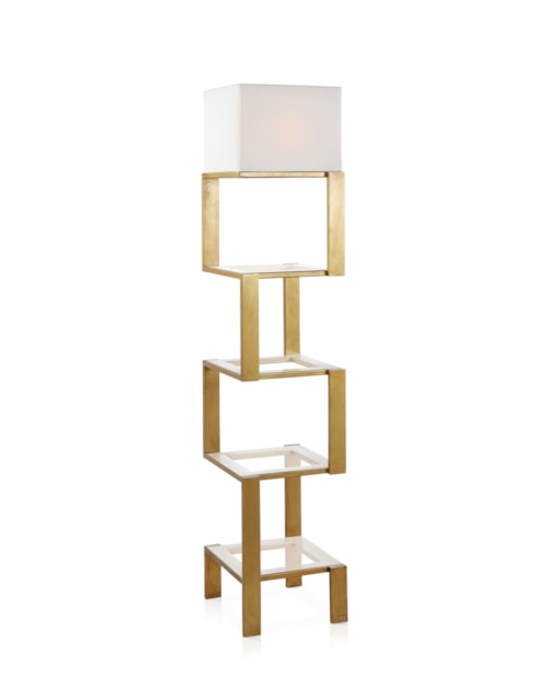 Foundation Modern Etagere Lamp with Dimmable Lighting