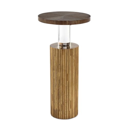 Beacon Two-Tone Oak Wood Martini Table