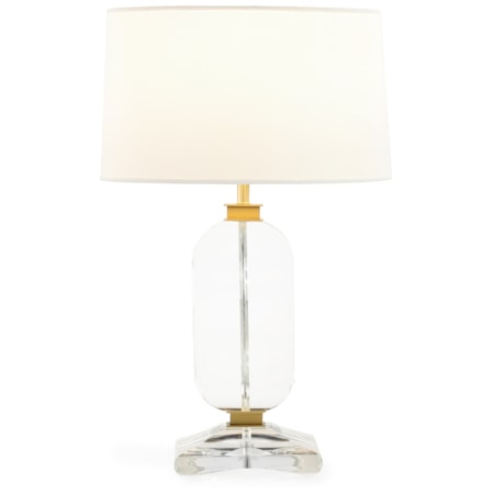 Sculpted Crystal Table Lamp