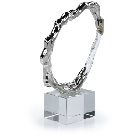 Metallic Ice Sculpture, Small Nickel