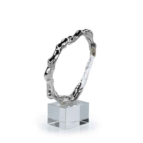 Metallic Ice Sculpture, Small Nickel
