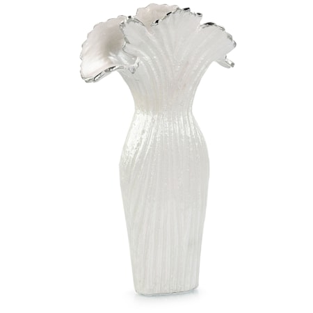 Pearlescent Ripples Vase, Small