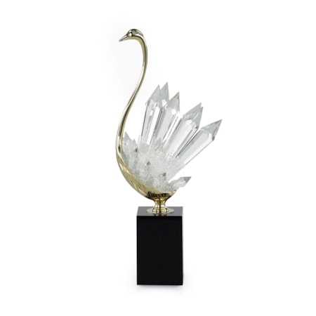 Crystalline Bird Sculpture (L)