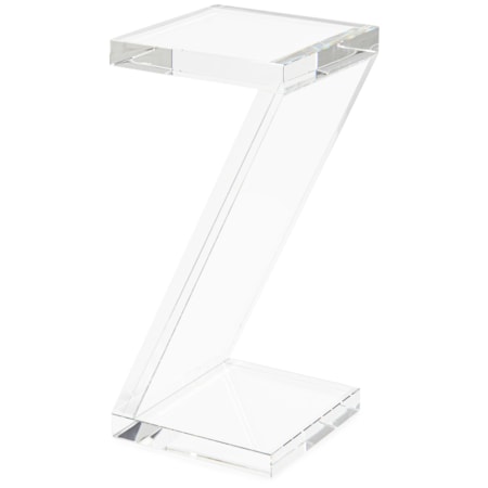Zed Crystal Martini Table