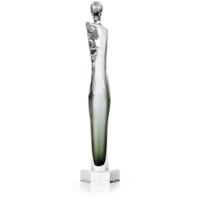 Glass Silhouette Sculpture, Large