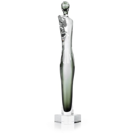 Glass Silhouette Sculpture, Large