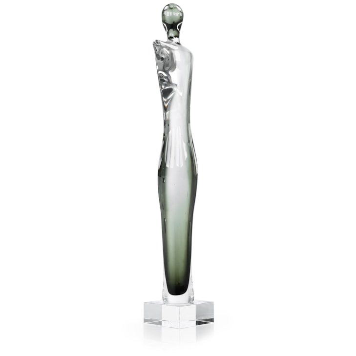 John-Richard Accessories & Botanicals Glass Silhouette Sculpture, Large