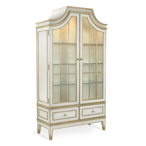 Vallejo Classic Arched Cabinet with Dimmable LED Lights