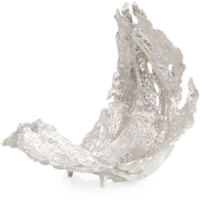 Time-Worn Leaf Sculpture, Small Nickel