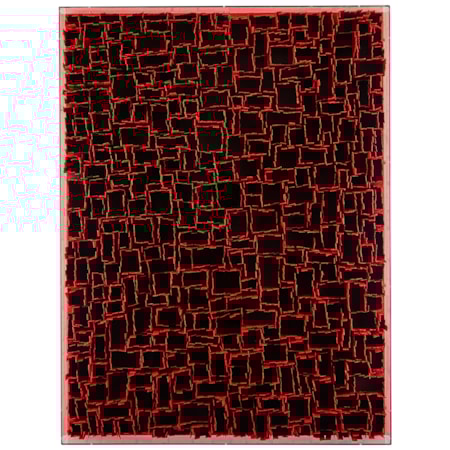 Tony Fey's Weathered Geometry, Red