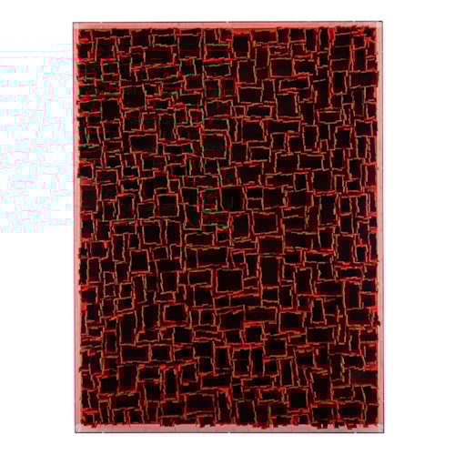Tony Fey's Weathered Geometry, Red