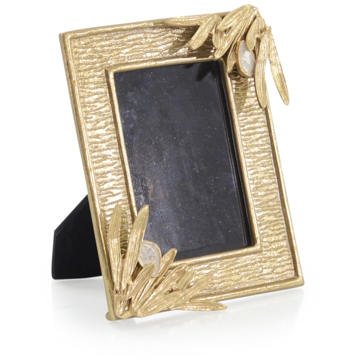 John-Richard Mirrors & Wall Decor Stone Glade Photo Frame in Brass