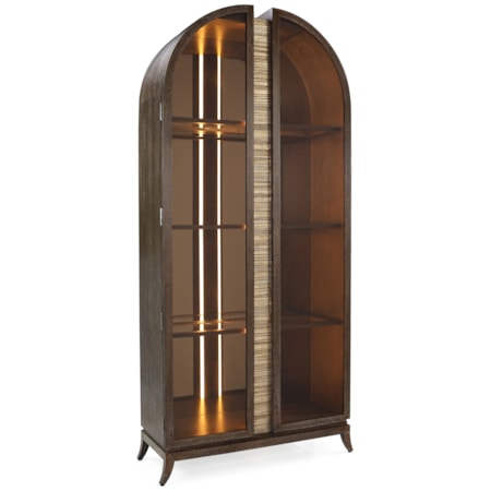 Modern Classic Display Cabinet w/LED Lights
