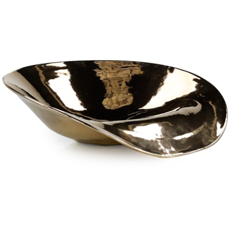 Gold Teardrop Bowl