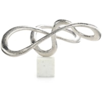 Serpentine Sculpture on Marble