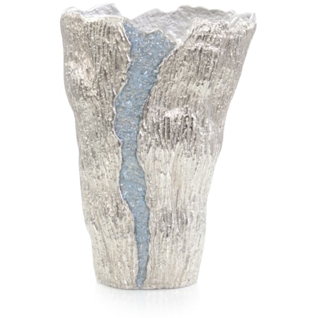 Cascade Vase, Small Nickel