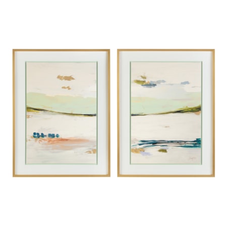 Jennifer Poe's Breath of Fresh Air Diptych