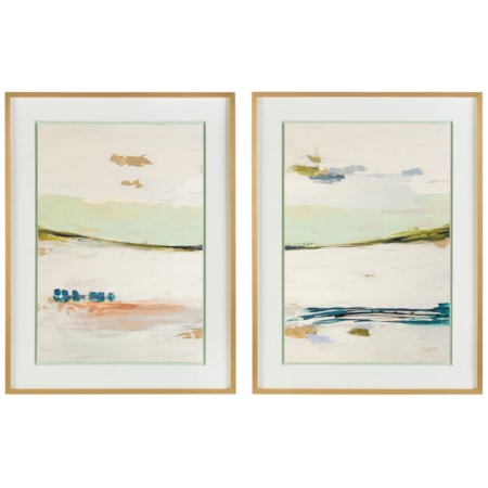 Jennifer Poe's Breath of Fresh Air Diptych