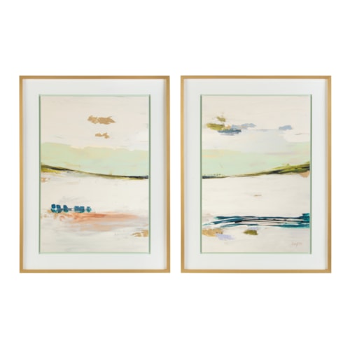 Jennifer Poe's Breath of Fresh Air Diptych