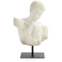 Greek Bust on Metal Base