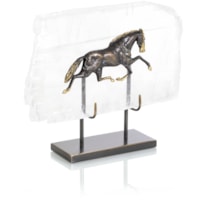 Horse in Selenite Sculpture I