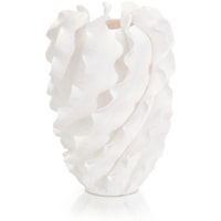 Flirren Vase, Large White