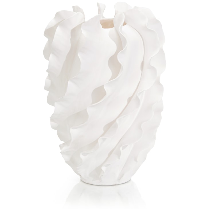 John-Richard Accessories & Botanicals Flirren Vase, Large White