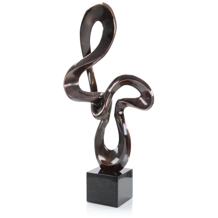 John-Richard Accessories & Botanicals Recurvo Sculpture, Bronze