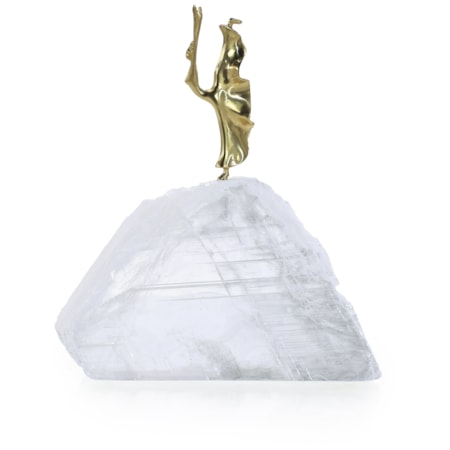 Ethereal Dancer Sculpture on Selenite I