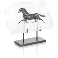 Horse in Selenite Sculpture II