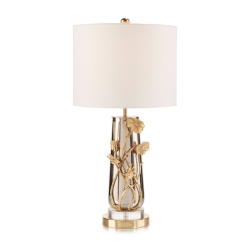 Nickel Poppy Table Lamp