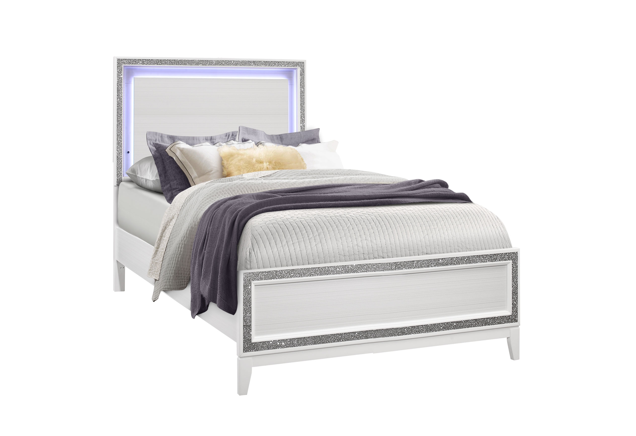 Full Panel Bed with LED lighting