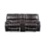 Global Furniture Agnes Transitional Reclining Loveseat with Console