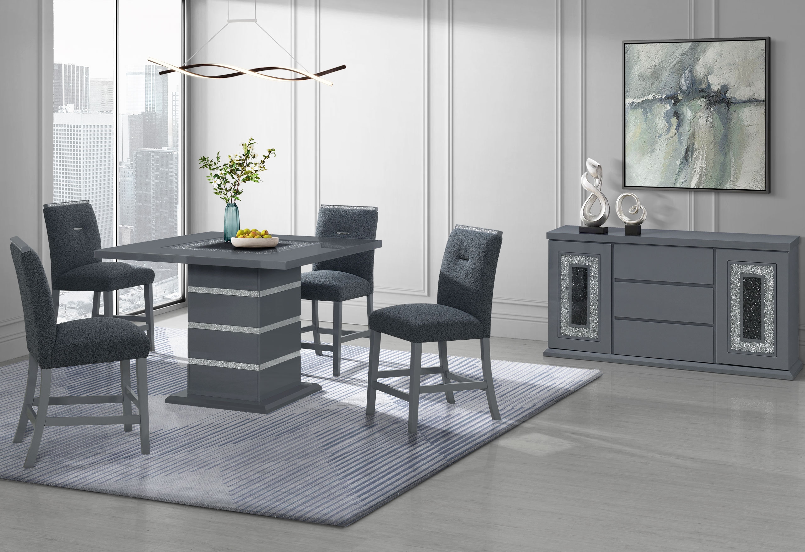 MOROCCO DARK GREY BUFFET |