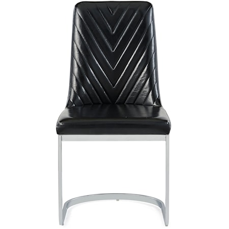 Transitional Leather Dining Chair