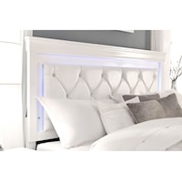 Glam Full Bedroom Set with LED Lighting