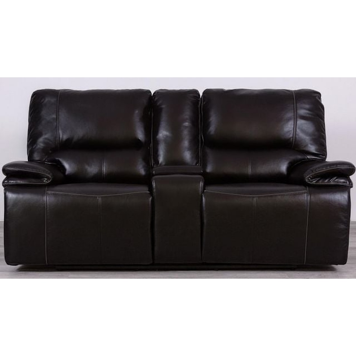 Global Furniture U8078N Blanche Power Console Loveseat Black