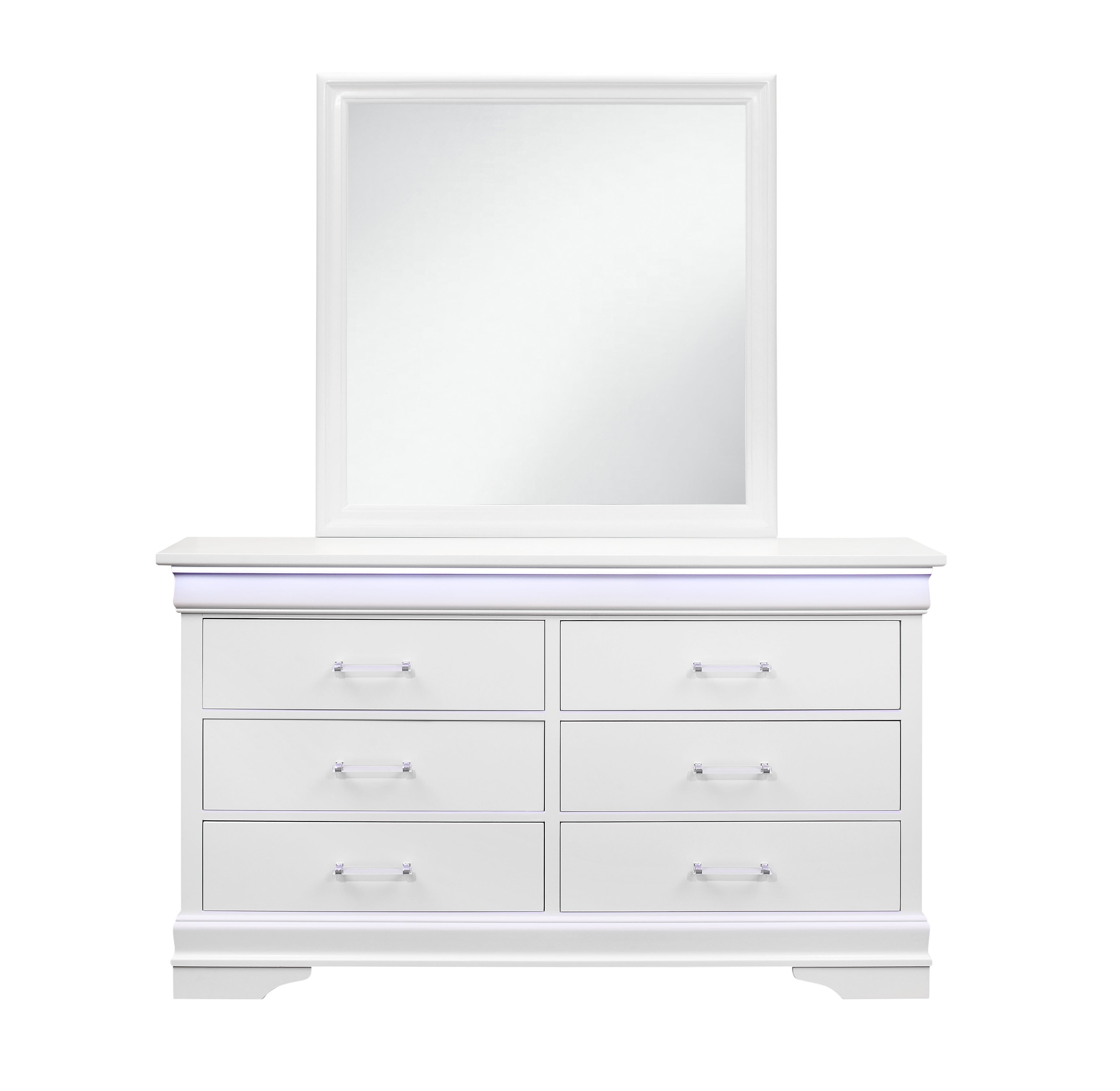 Light Up Louie 23659 LIGHT UP LOUIE WHITE DRESSER | | 7 Day