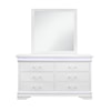 Global Furniture Charlie White dresser