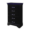 Global Furniture Charlie Black Chest