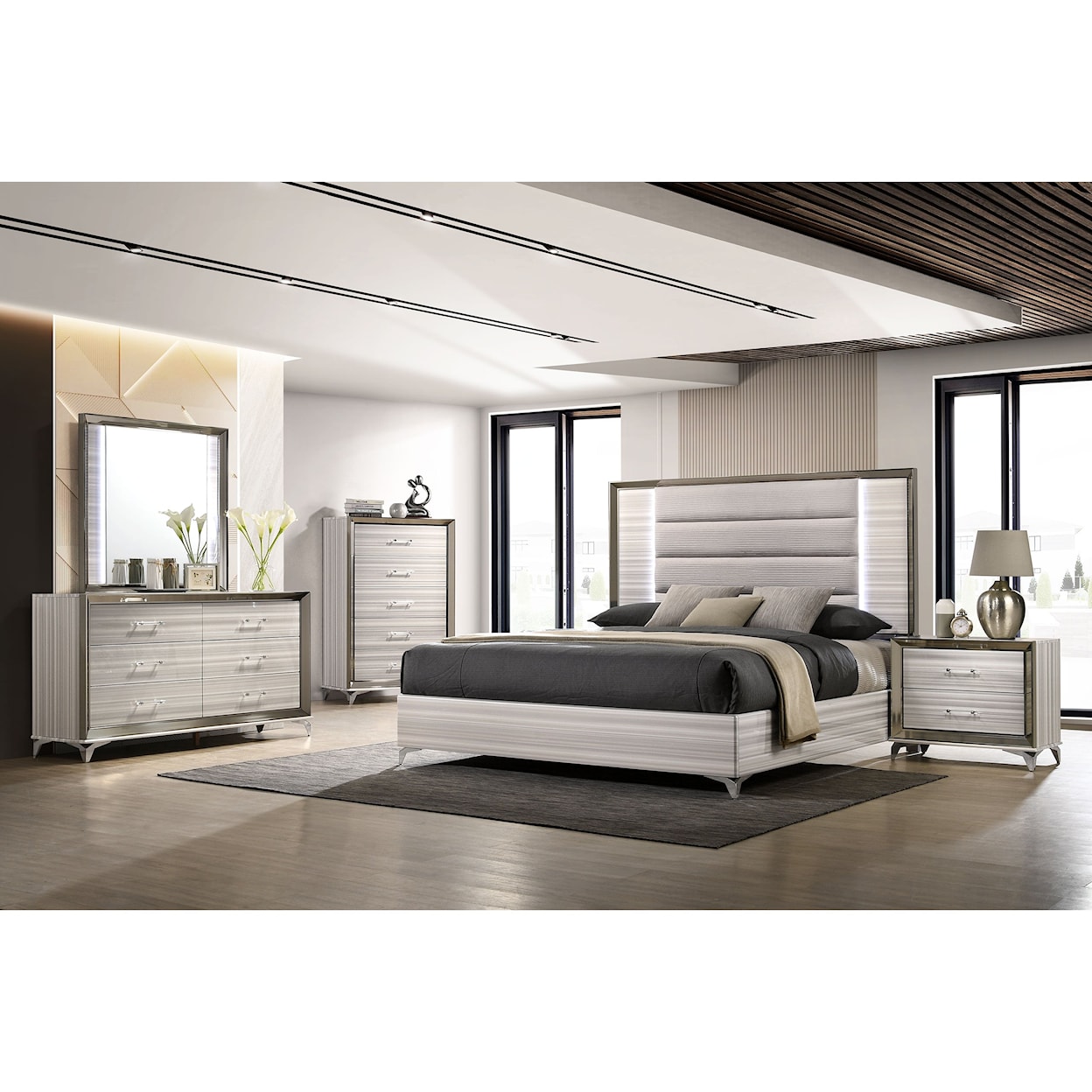 Global Furniture Zambrano King Bedroom Set