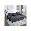 Global Furniture U0202 Dark Grey Reversible Chaise with Storage