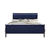 Global Furniture Charlie Blue King Bed