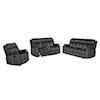 Global Furniture U7303C Reclining Sofa W/ Drop Down Table & Drawer