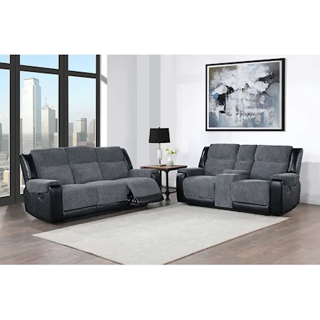 Reclining Sofa and Loveseat