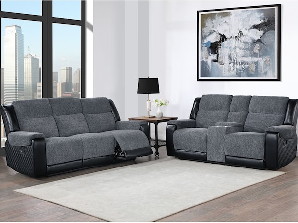 Reclining Sofa and Loveseat